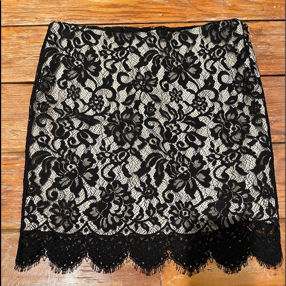 Haute Hippie Dresses & Skirts - 72, haute hippie,size S, black lace, mini skirt